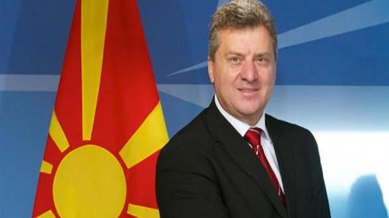 Makedonya Cumhurbaşkanı İvanov Ankara'da