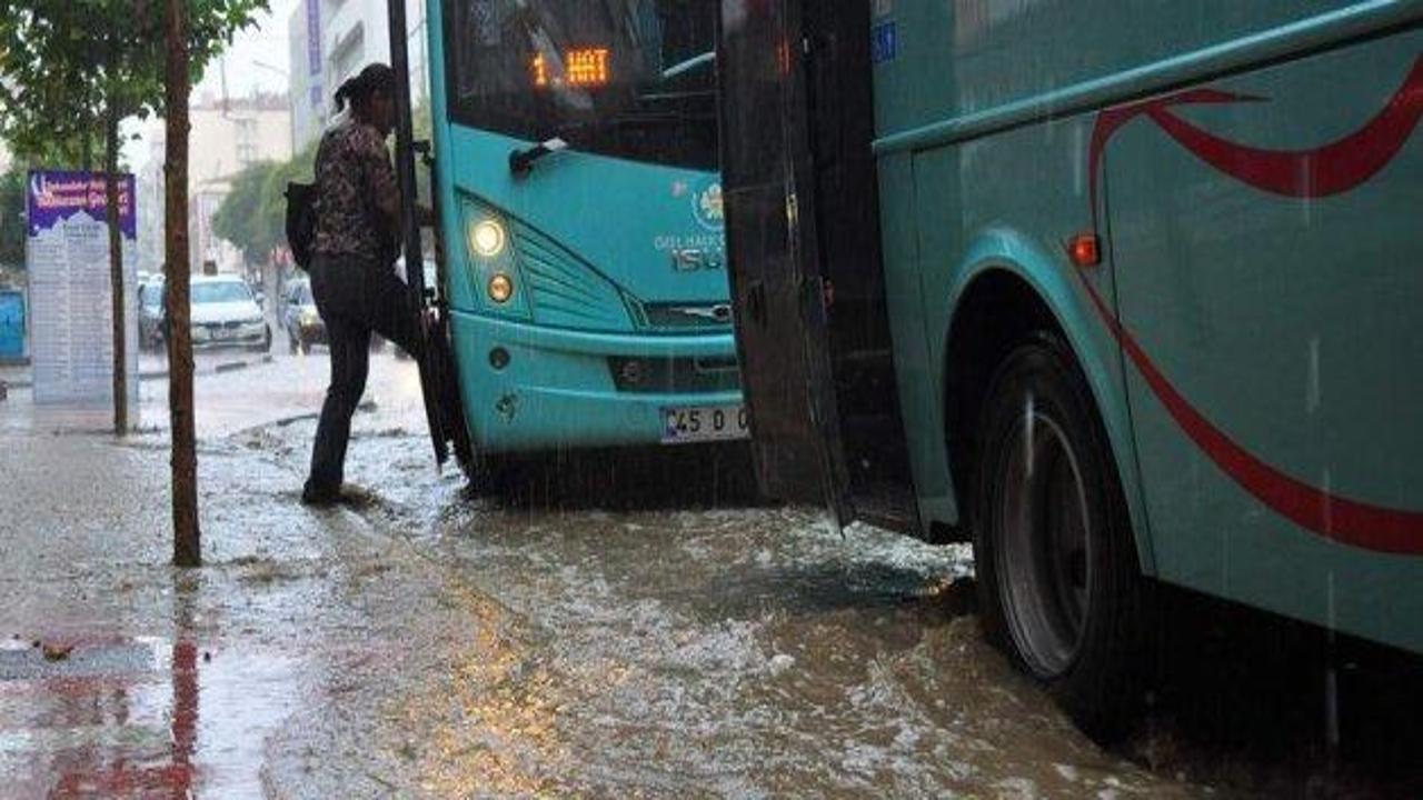 Manisa'da şiddetli yağmur 