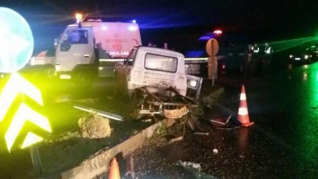 Manisa'da feci kaza: 1 ölü, 2 yaralı