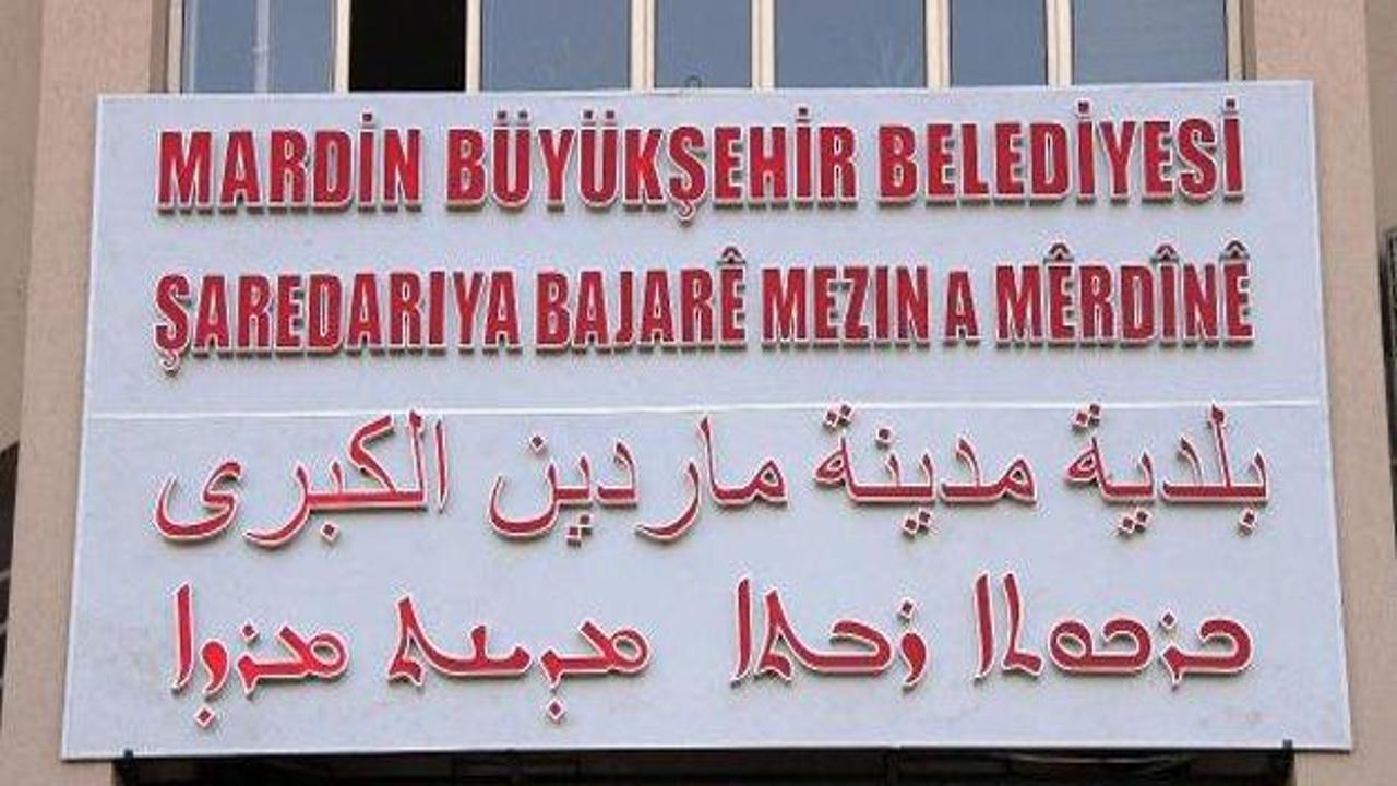 Mardin Büyükşehir Belediyesi'ne 4 dilde tabela