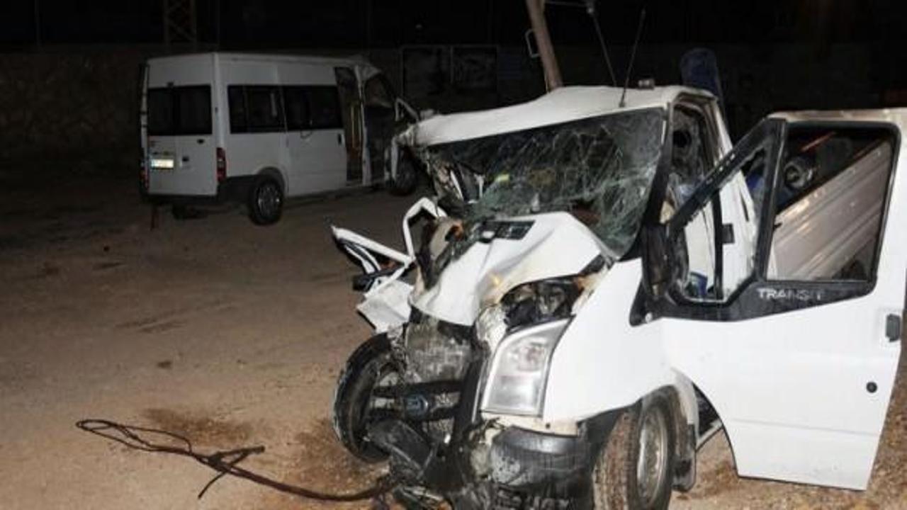 Mardin'de feci kaza: 1 ölü, 5 yaralı