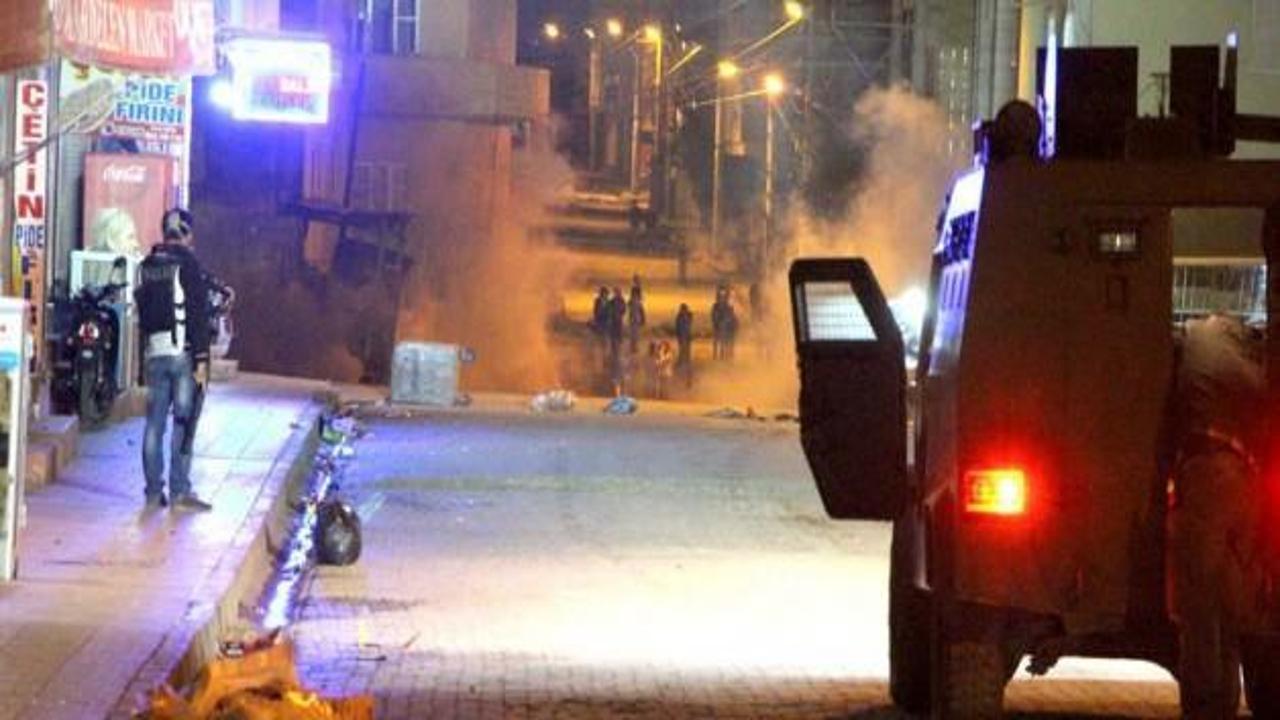 Mardin'de PKK'lılar polise molotofla saldırdı