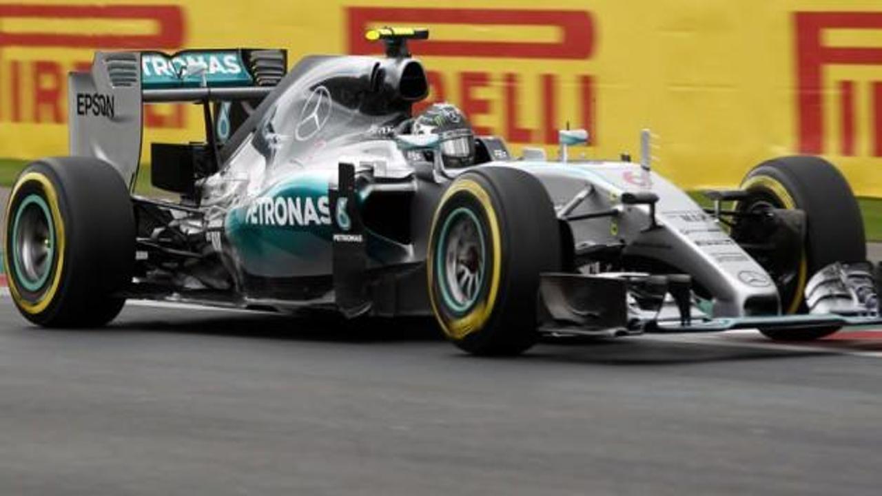Meksika'da ilk cep Rosberg'in