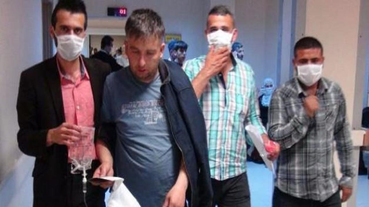 Mersin'de 90 kişi hastanelik oldu