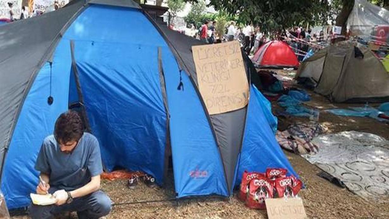 Gezi'de çadır yakan zabıtalara ne işlem yapıldı?