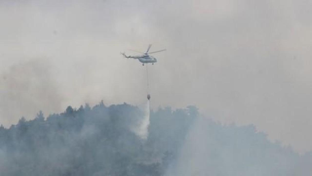 Mersin'de orman yangını: 1 gözaltı