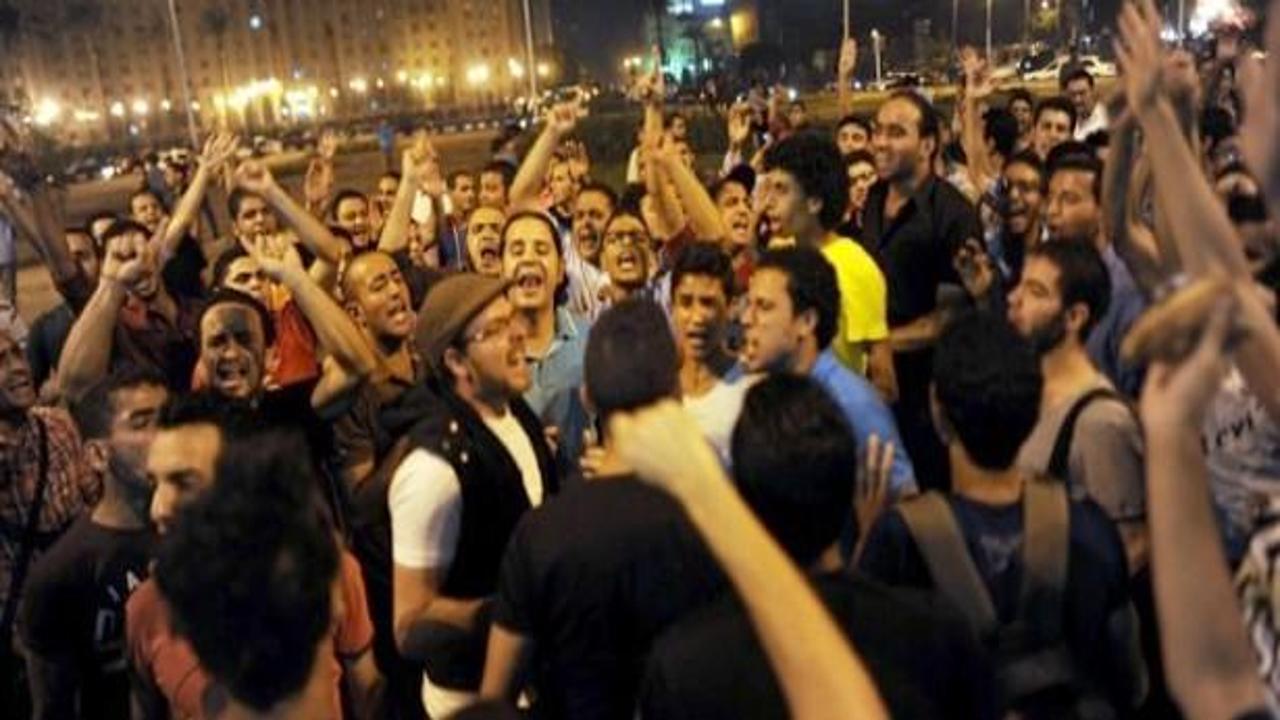 Mısır'da darbe karşıtları ilk kez Tahrir Meydanı'nda