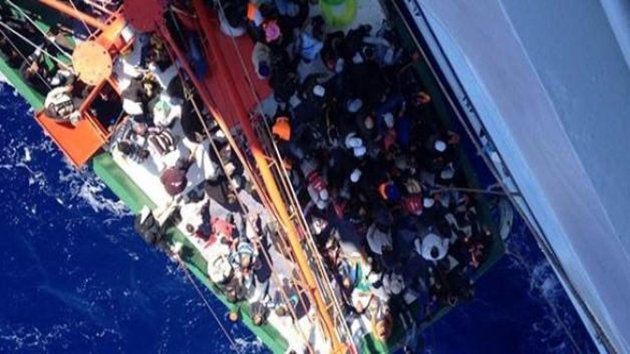 Mülteci gemisine kurtarma operasyonu