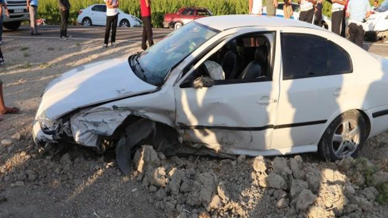 Mut'taki zincirleme kazada 4 kişi yaralandı