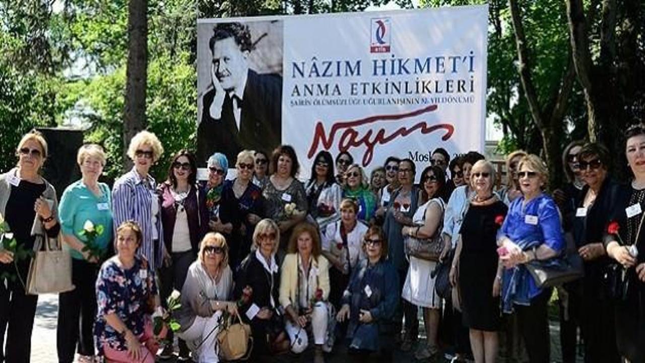Nazım Hikmet mezarı başında anıldı