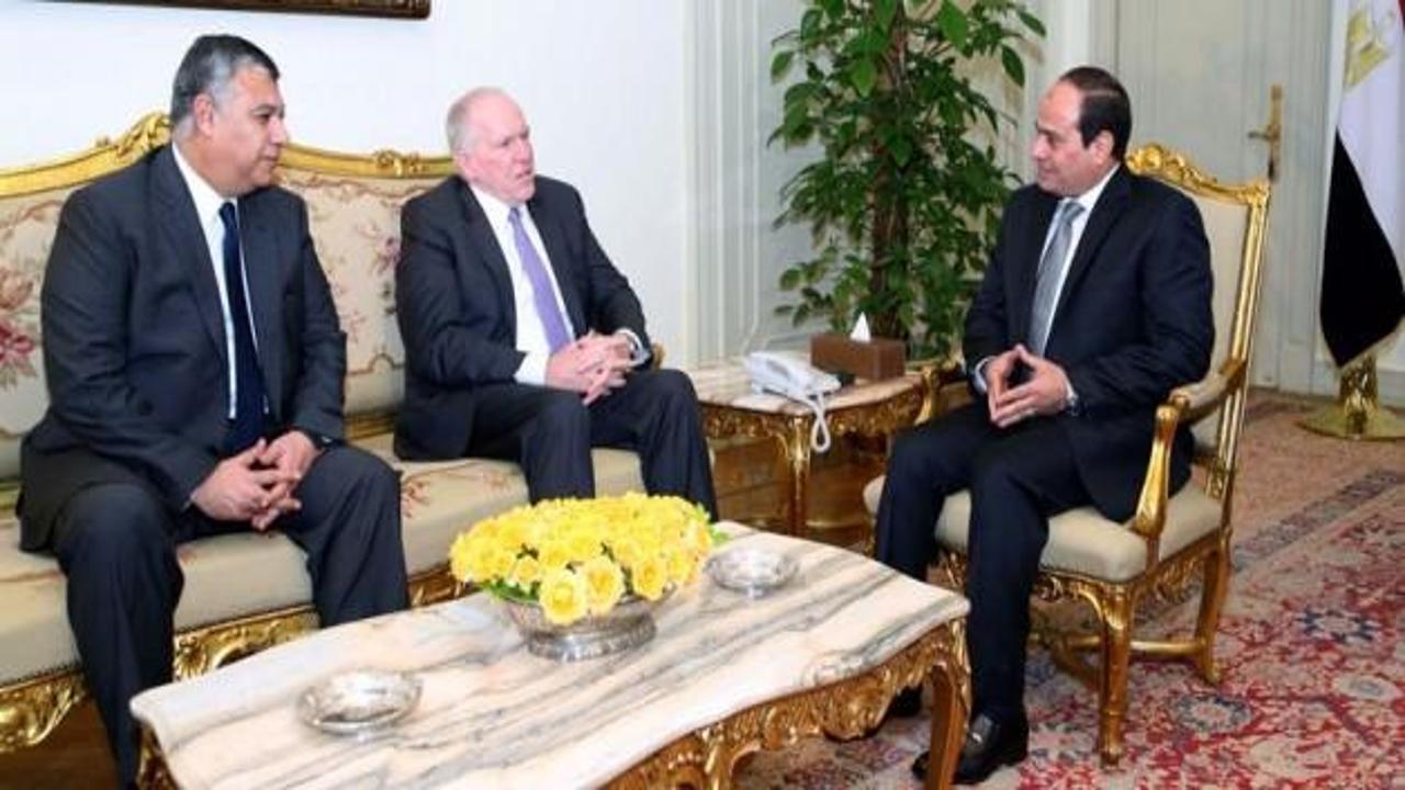 Sisi, CIA başkanı ile bir araya geldi