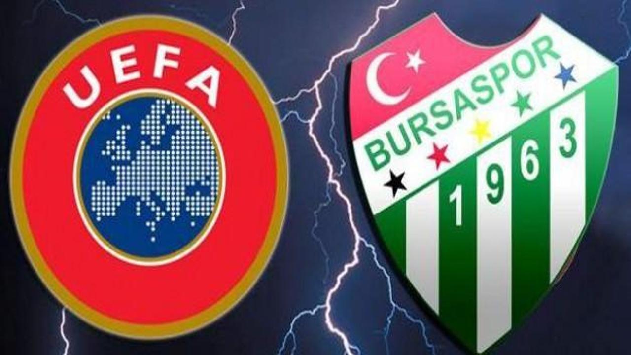 Bursaspor'dan UEFA açıklaması!