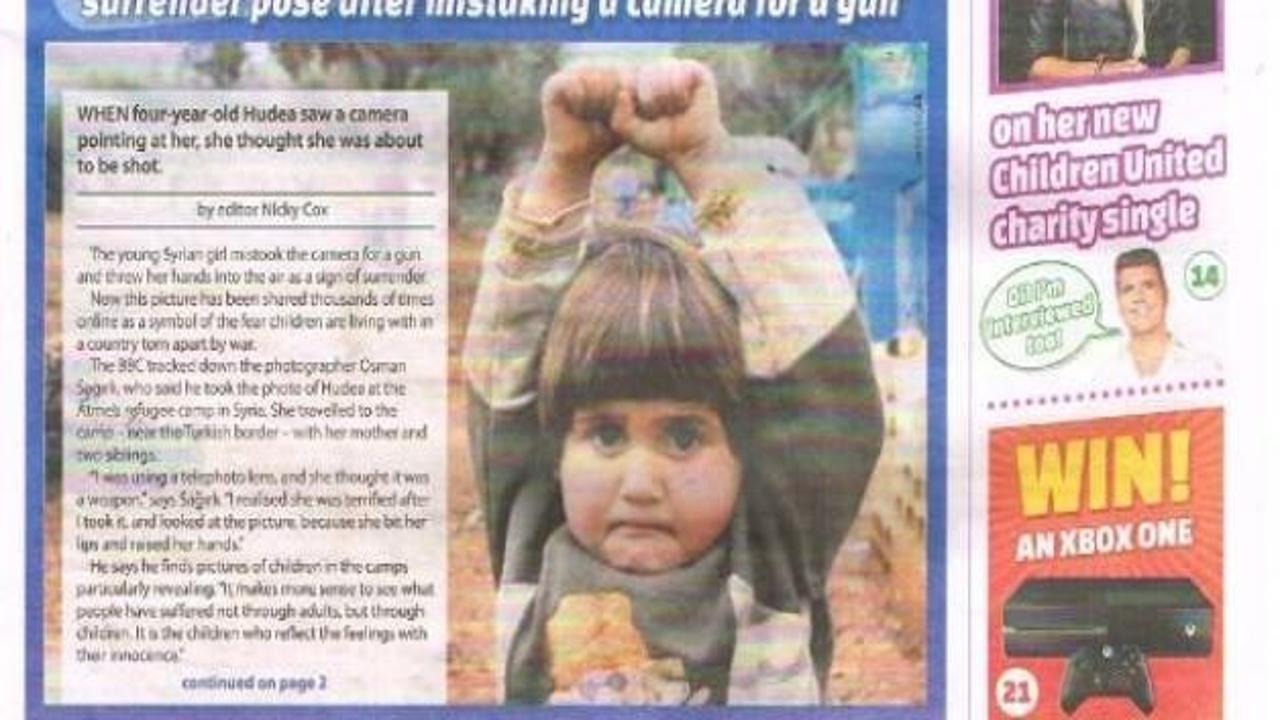 'O çocuk' First News'in manşetinde