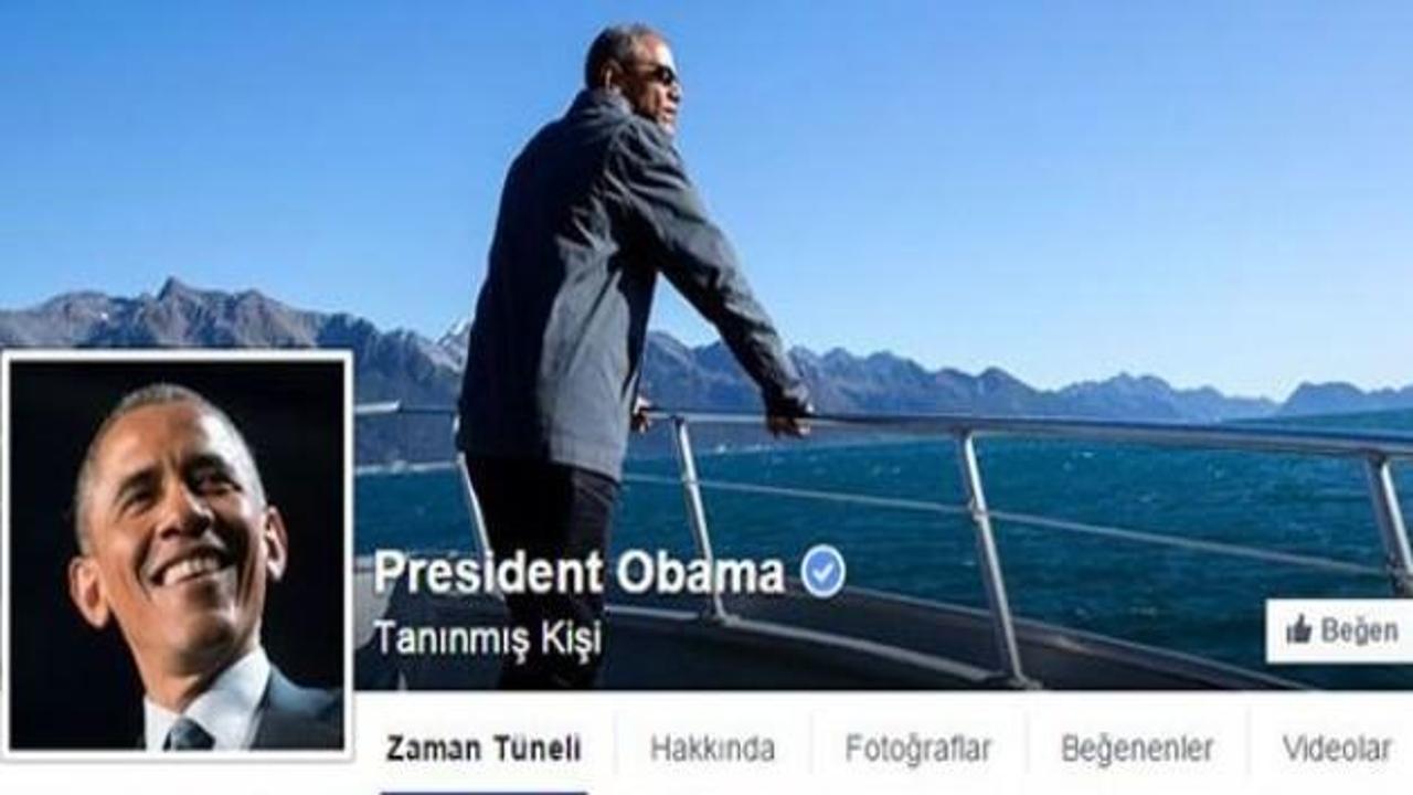 Obama Facebook açtı, ilk yorumu o isim yaptı