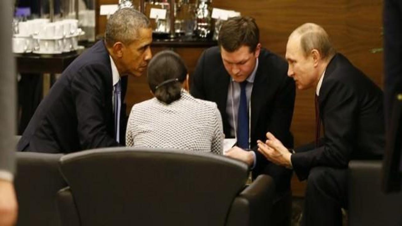 Obama - Putin baş başa görüştü