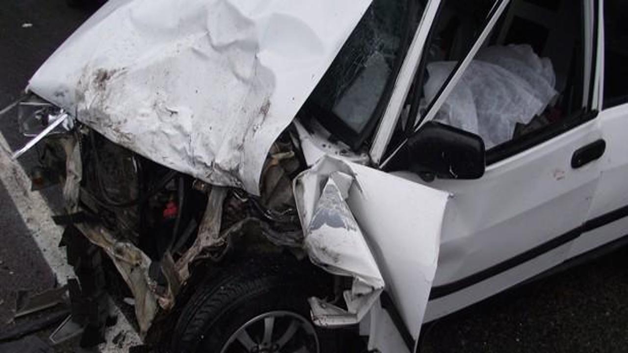 Ordu'da trafik kazası: 1 ölü, 2 yralı