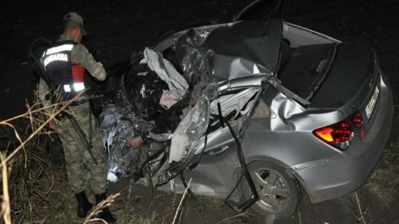 Osmaniye'de trafik kazası: 1 ölü, 2 yaralı