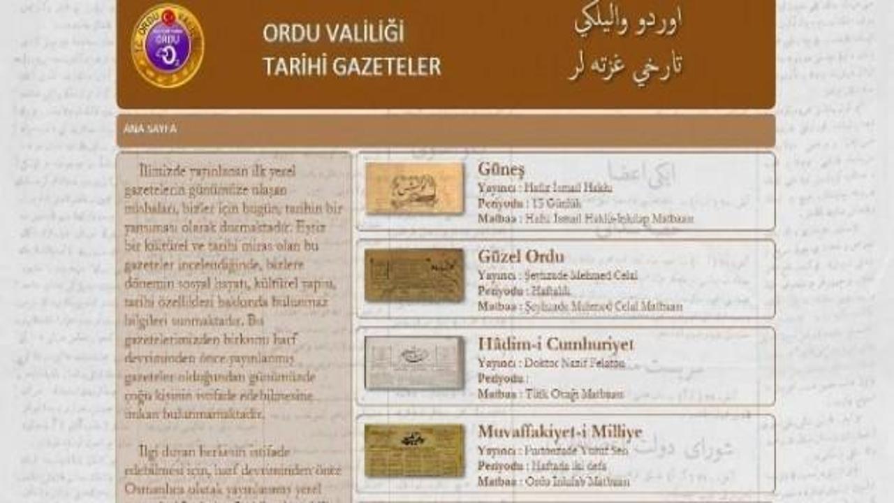 Osmanlıca gazeteler gün yüzüne çıktı