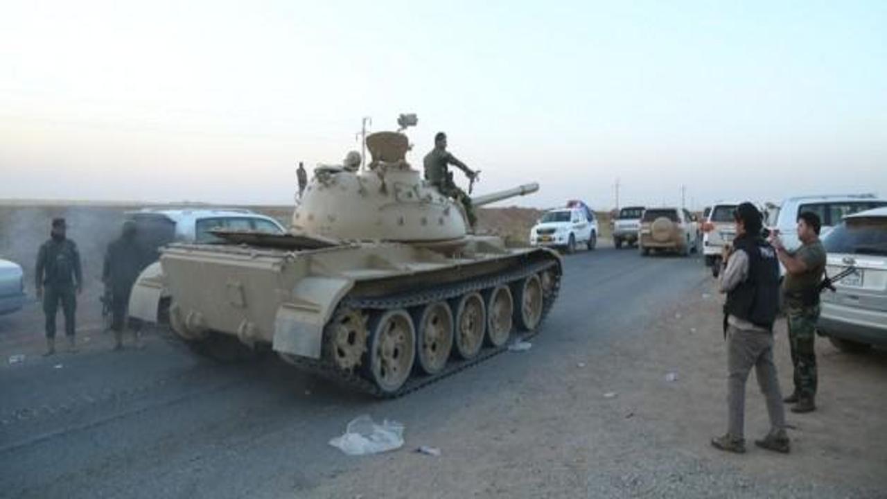 Peşmerge ile YPG IŞİD'le çatışıyor