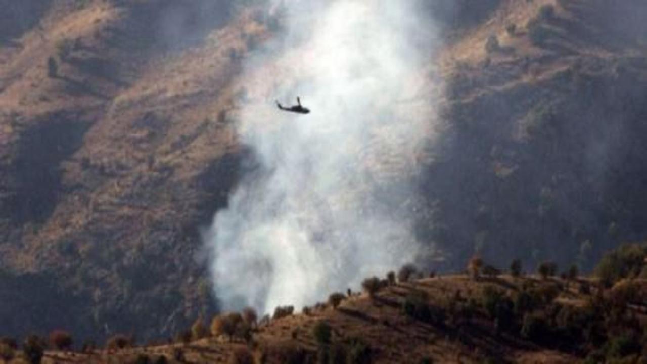 PKK'nın beş gizli silah deposu vuruldu