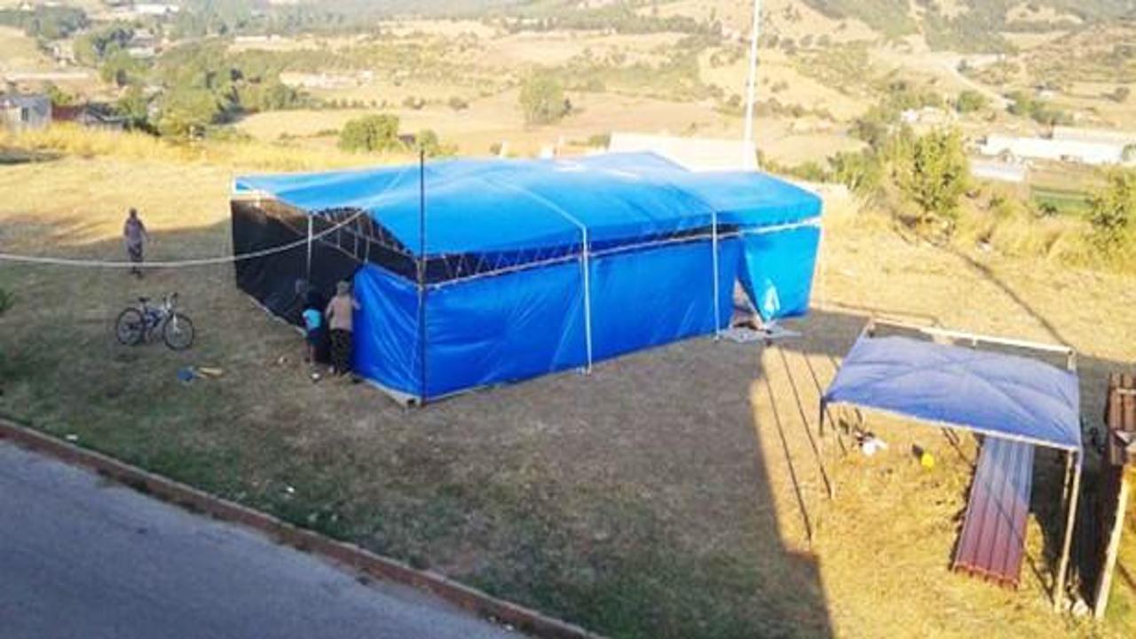 Ramazan'a özel çadır mescit