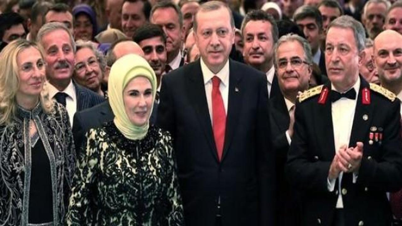 Resepsiyonda Erdoğan'a büyük sürpriz