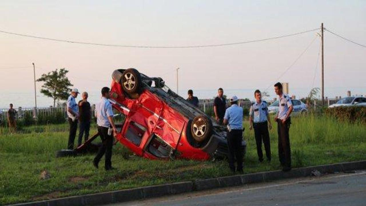 Rize'de trafik kazası: 1 ölü, 3 yaralı