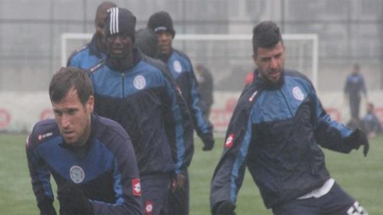 Rizespor Beşiktaş'a hazırlanıyor