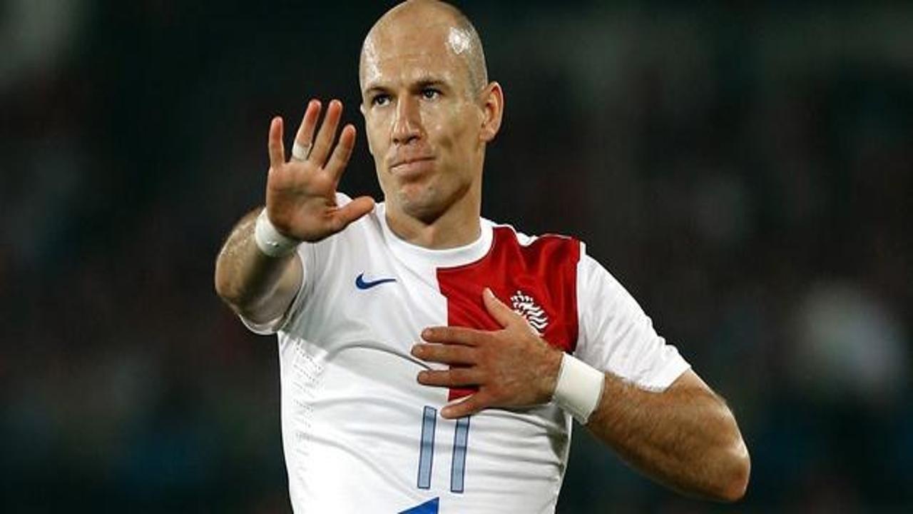Robben: Türkiye bu maça üzülmesin...