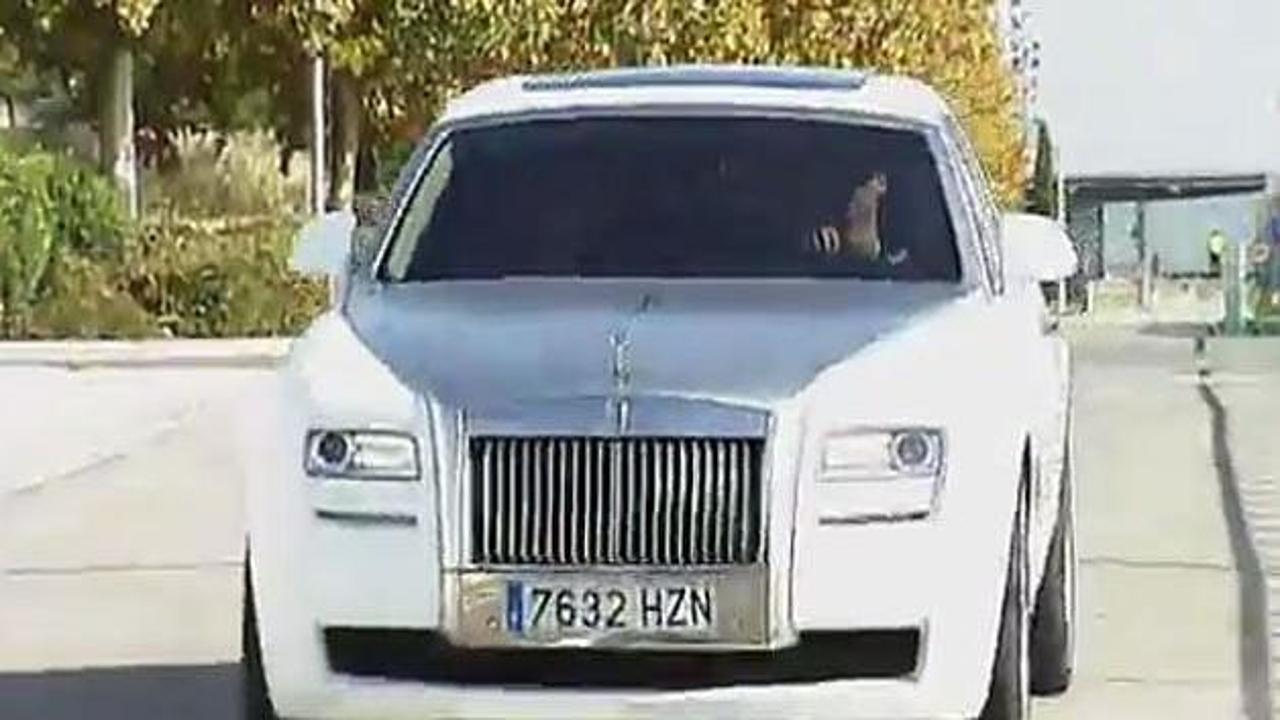 Ronaldo idmana Rolls Royce ile gelince