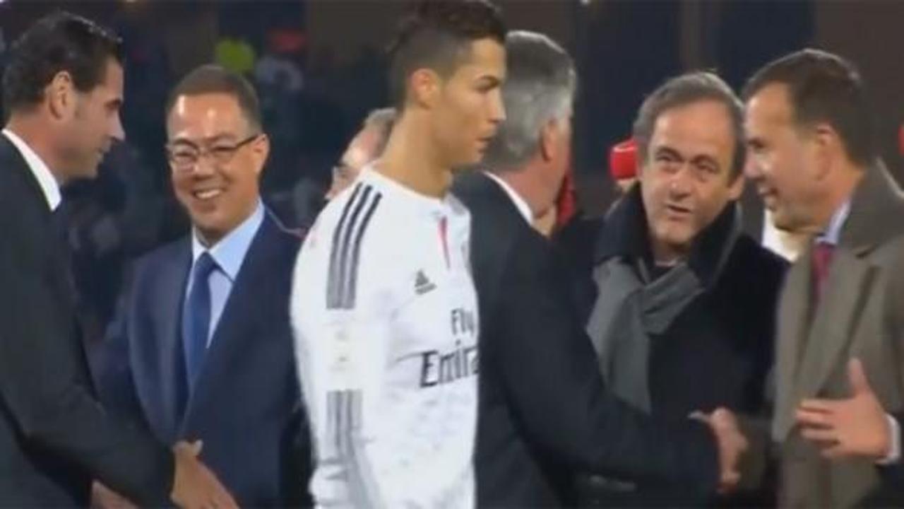 Ronaldo'dan Platini'ye büyük şok!