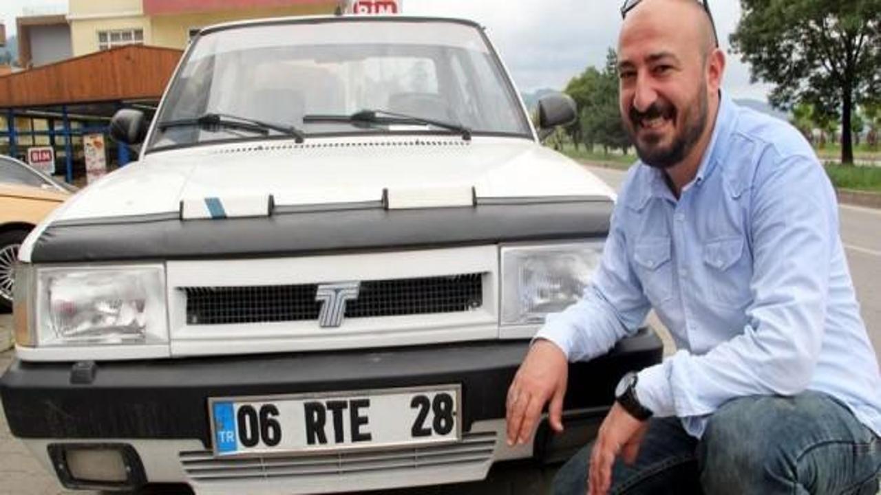 "RTE" plakalı ara&ccedil; 50 bin liraya satışta