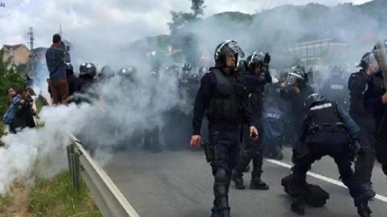 Kosova'da UÇK gazileri ve polis arasında arbede