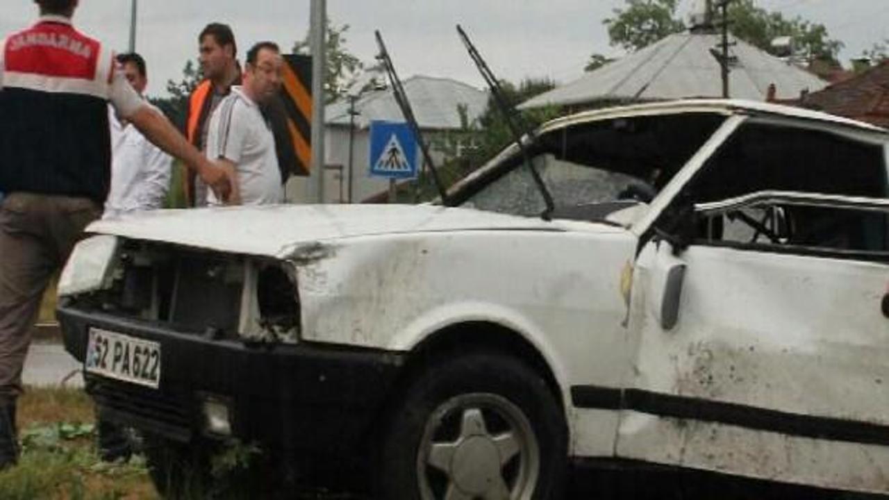 Samsun'da kaza: 1 ölü, 4 yaralı
