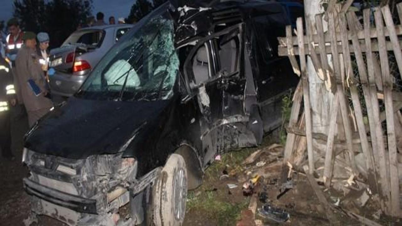 Samsun'da zincirleme kaza : 1 ölü, 3 yaralı