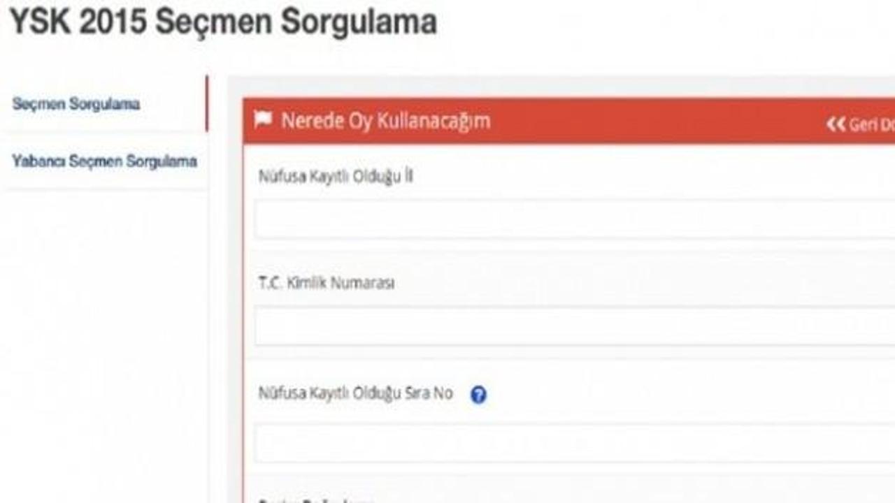 Oy kullanma yeri öğren sandık no sorgulama