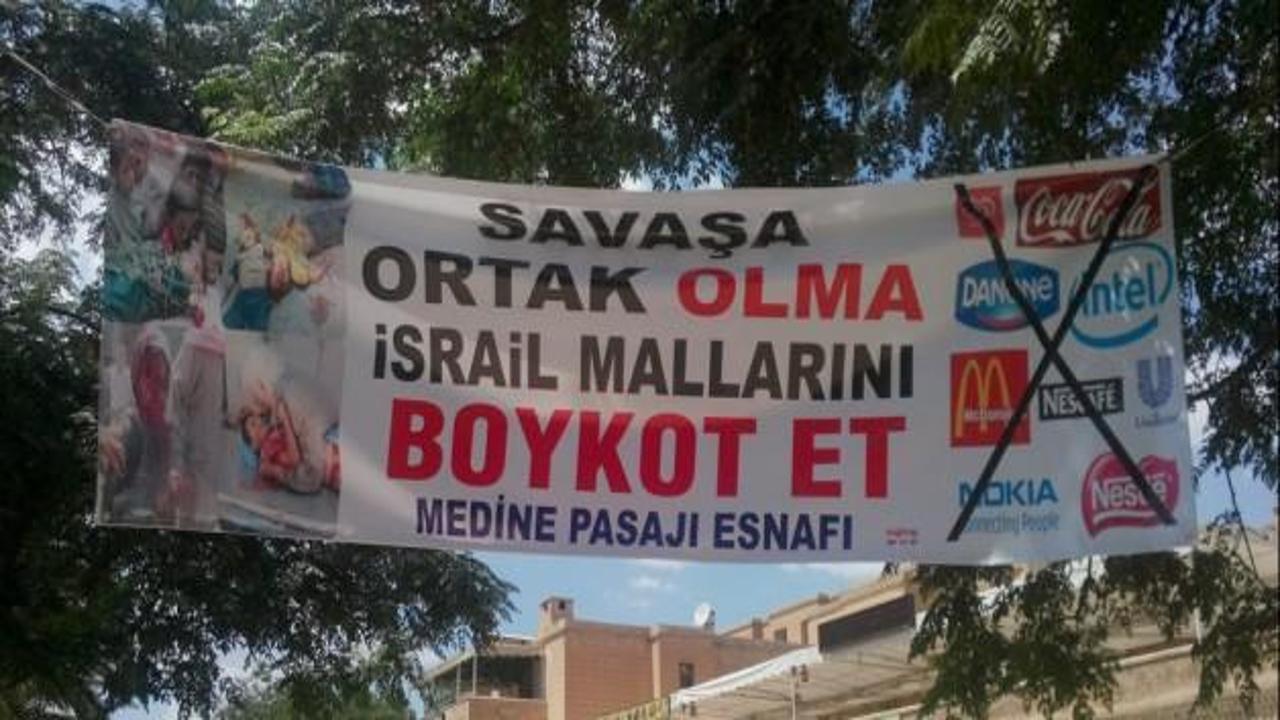 Şanlıurfa'da İsrail mallarına boykot çağrısı