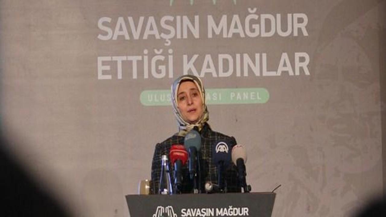 Sare Davutoğlu: Savaşın en çok zararı kadınlara