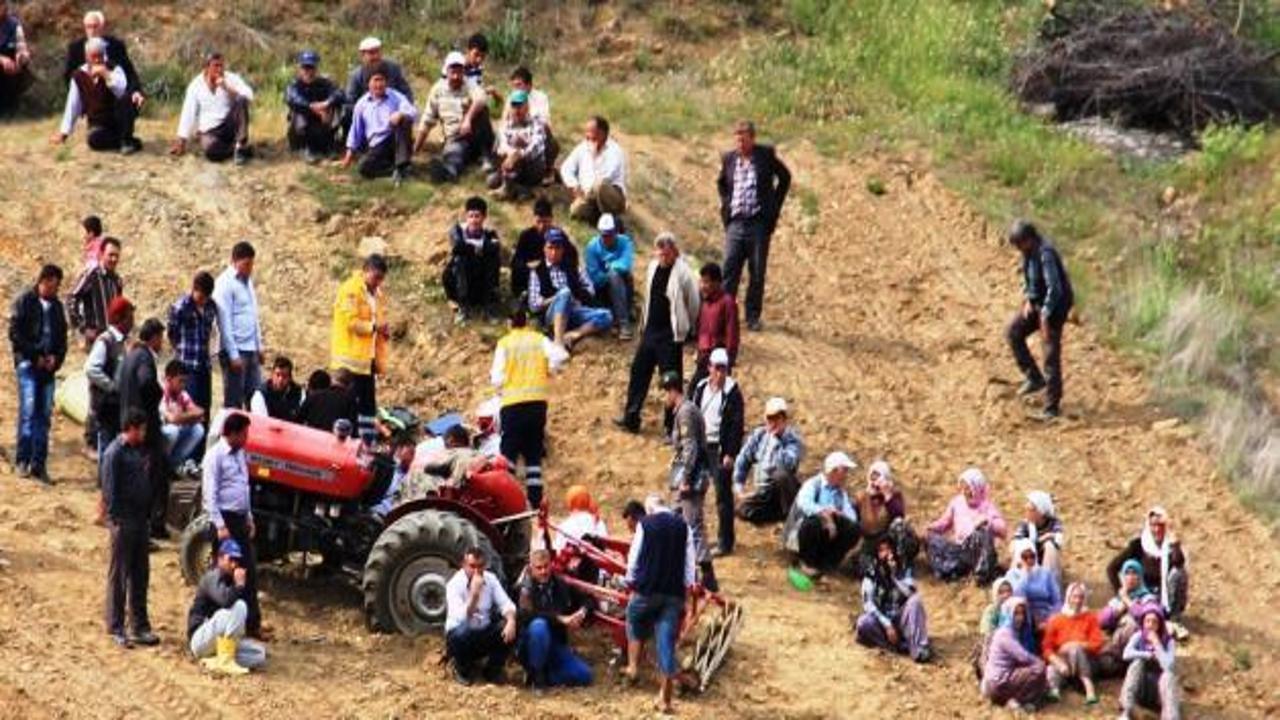Sarıgöl'de traktör kazası: 1 ölü