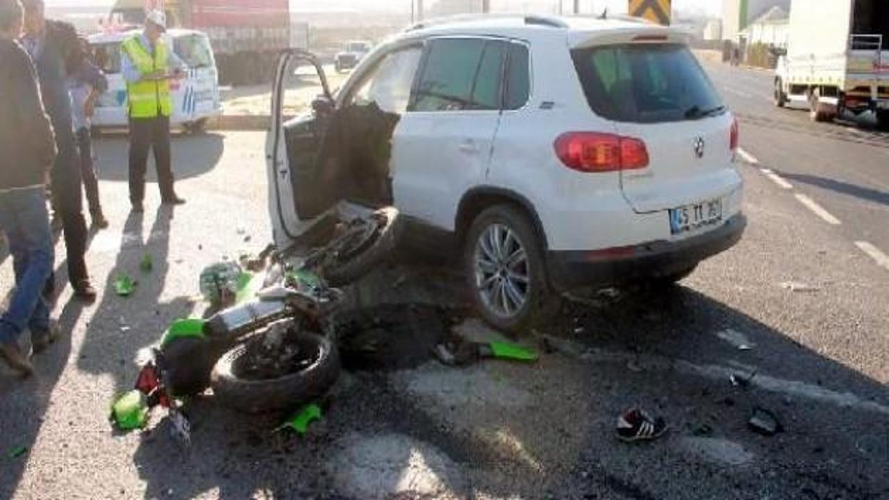 Satışa çıkardığı motosikletiyle kazada can verdi