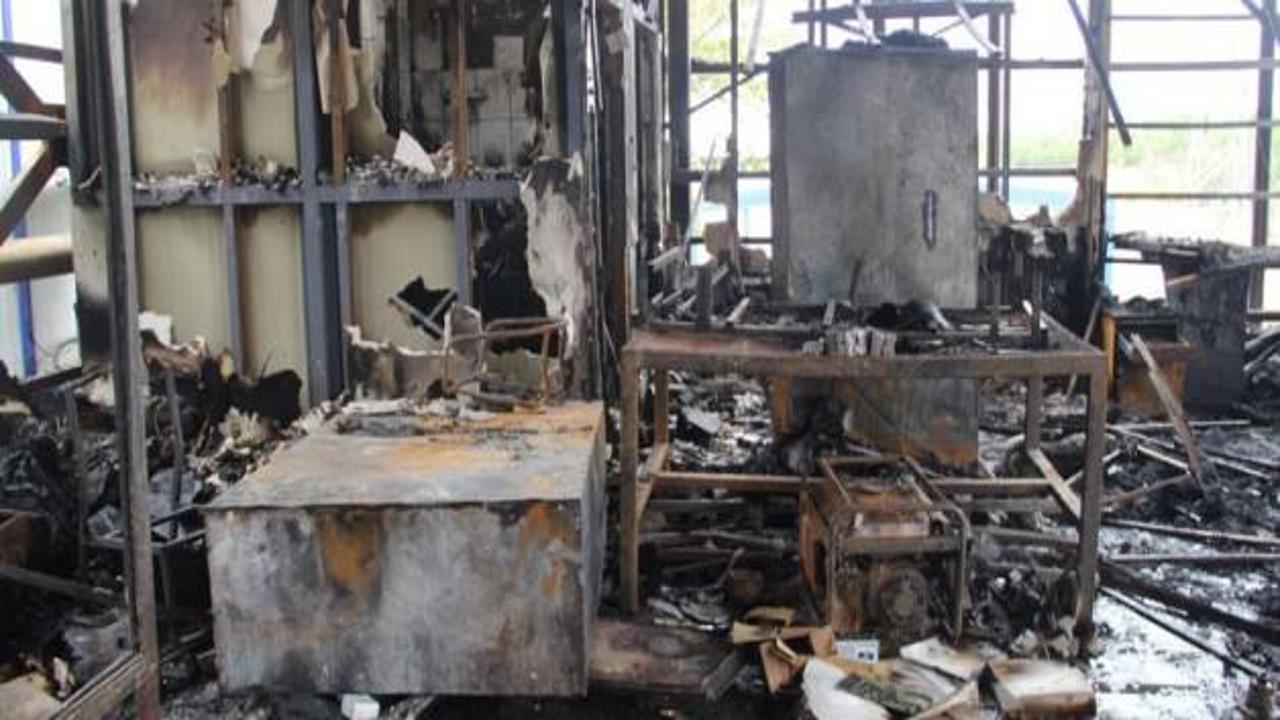 SAÜ'deki yangının maddi zararı 300 bin lira