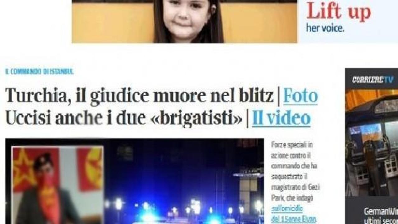 Savc'nın şehit edilmesi İtalyan basınında