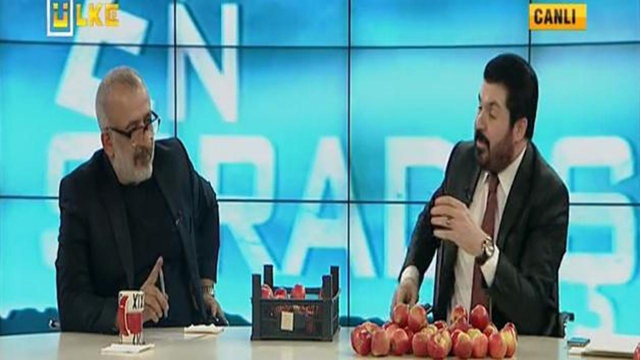 Sayan'dan CHP'ye elma hesabıyla gönderme