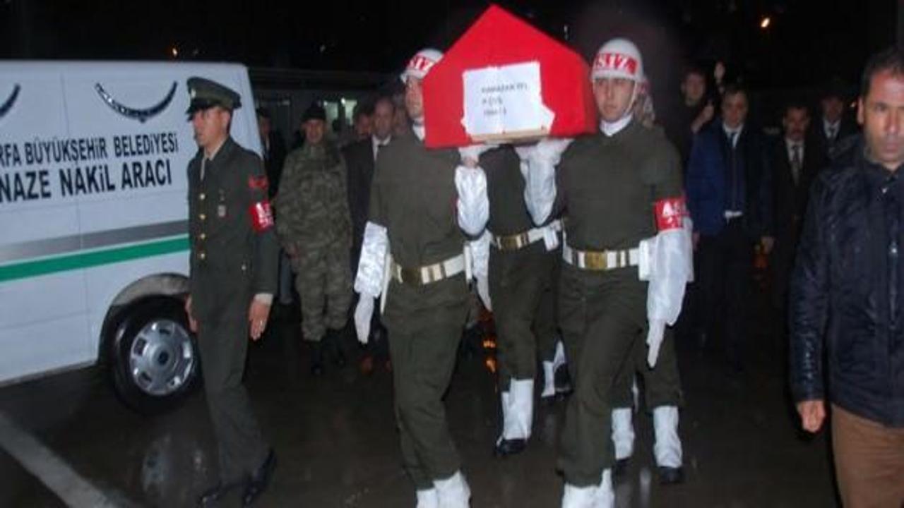 Şehit askerin cenazesi memletine getirildi