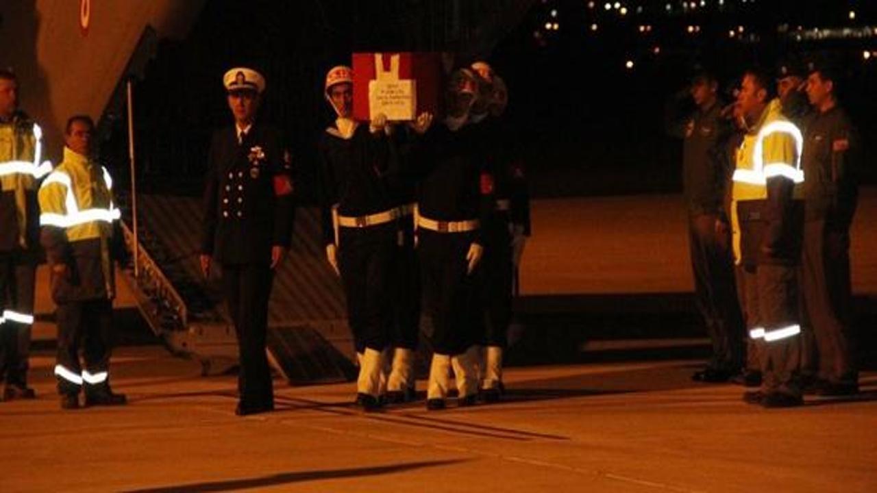 Şehit Karataş'ın cenazesi Çanakkale'ye getirildi