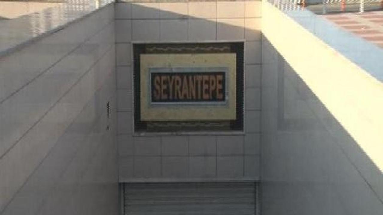 Seyrantepe metro durağı henüz açılmadı