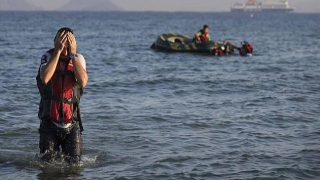 Sığınmacıları taşıyan tekne battı
