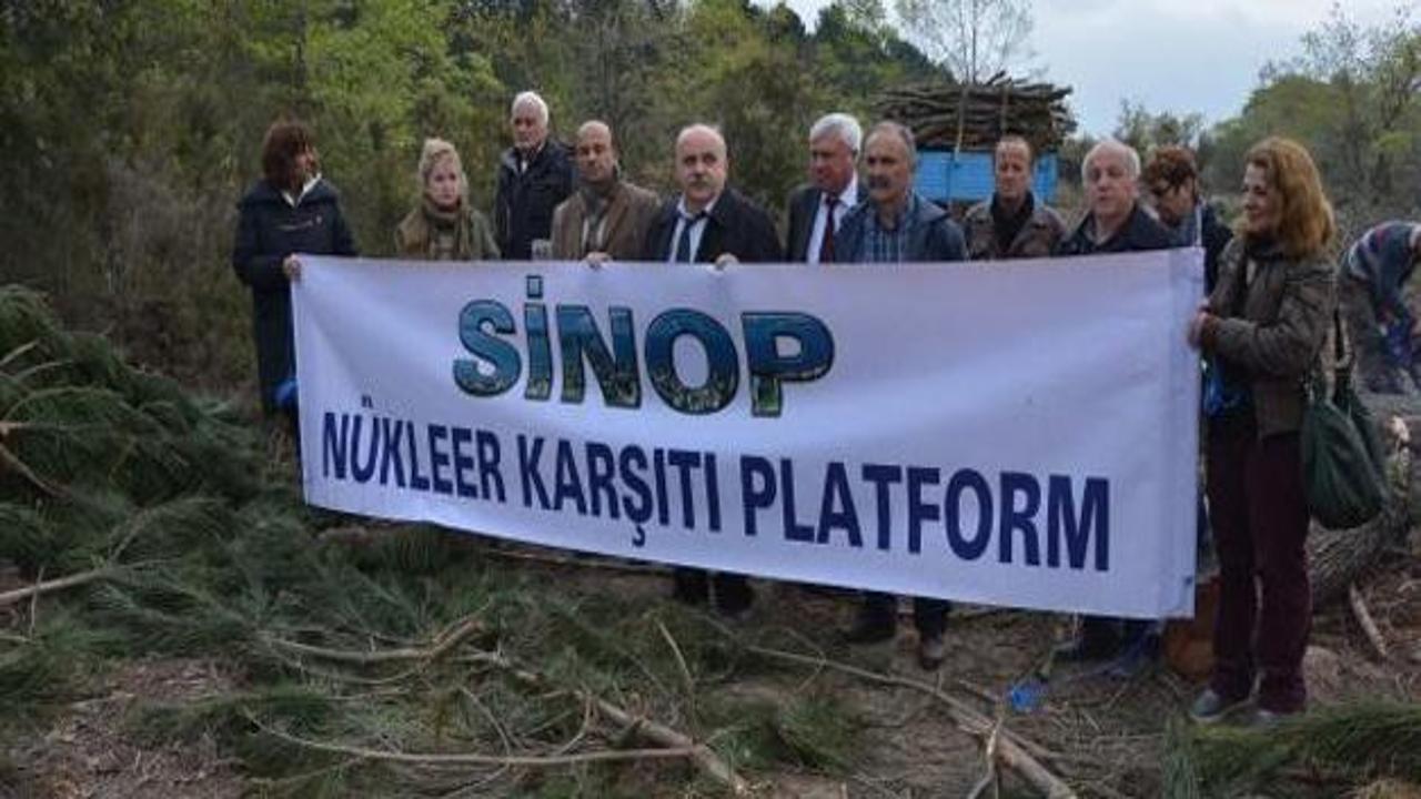 Sinop'ta nükleer karşıtı eylem