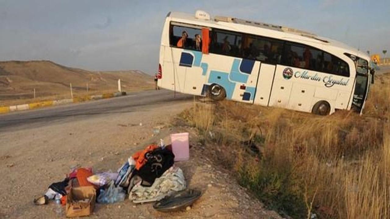Sivas'ta yolcu otobüsü devrildi: 36 yaralı