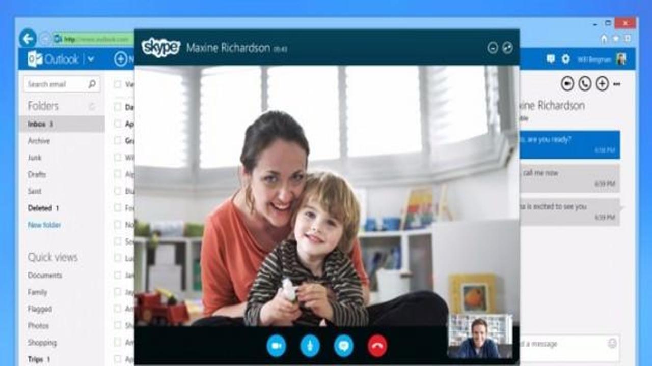 Skype, tarayıcı üzerinden de kullanılabilecek
